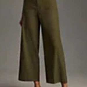 Anthropologie Maeve “The Colette” Wide Leg Cropped Pant